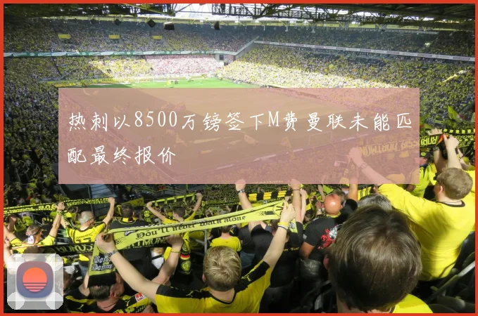 热刺以8500万镑签下M费曼联未能匹配最终报价